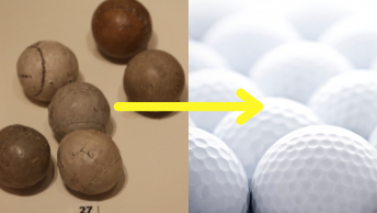 História da bola de golfe