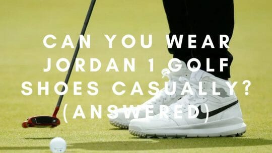 É possível usar tênis de golfe Jordan 1 casualmente (resposta)